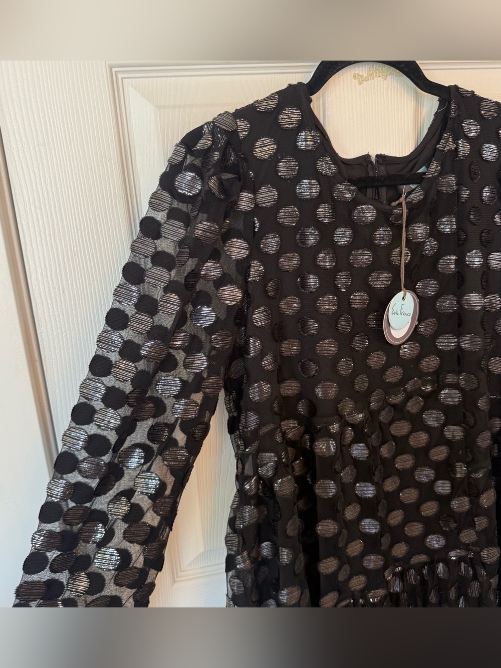 Eva Franco Mila dress in disco dot • Sz 12 - Picture 4 of 6
